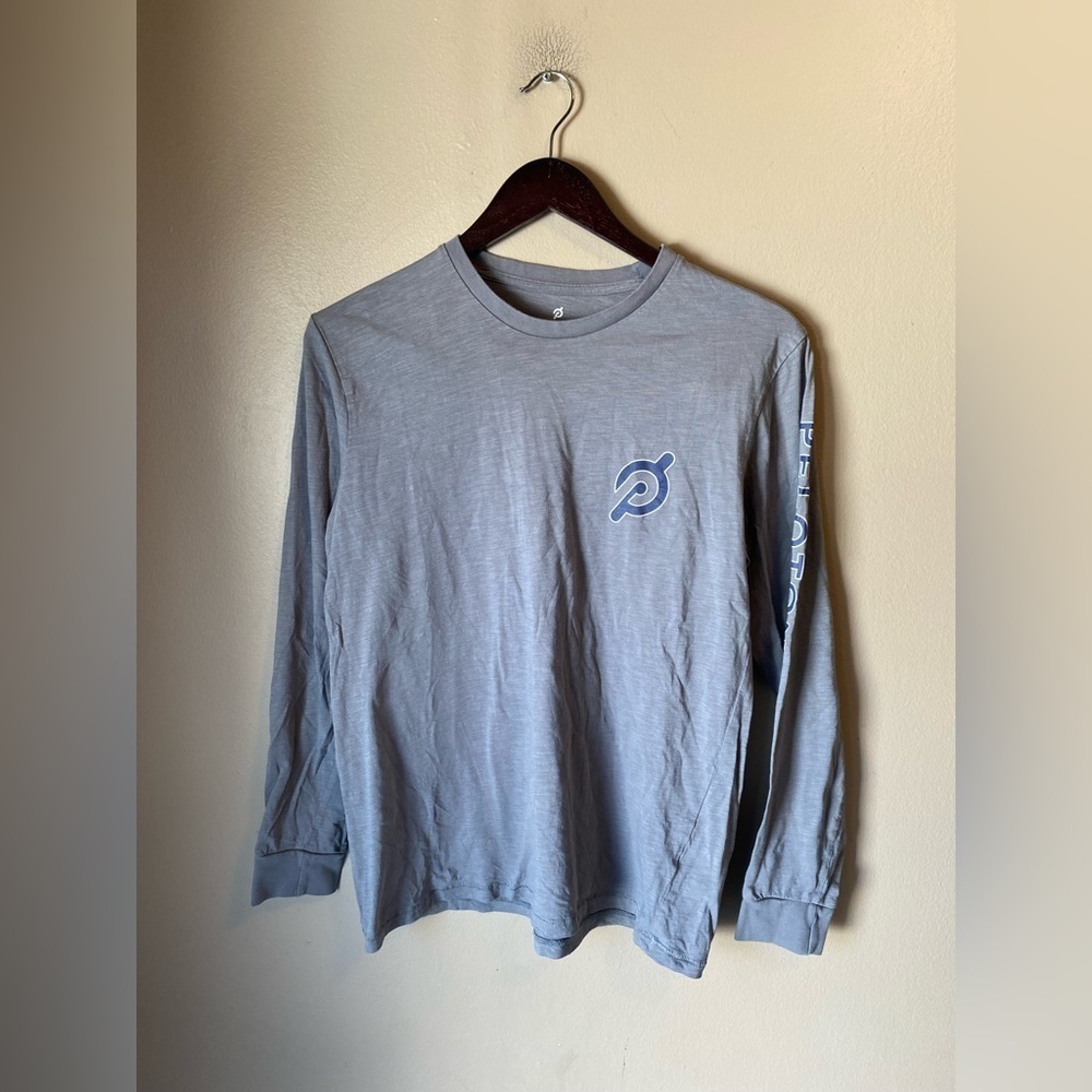 Peloton Long Sleeve Graphic Logo Tee Shirt